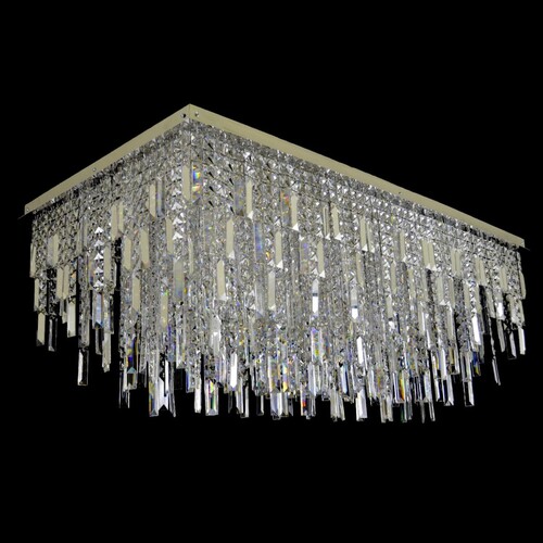 Casa Padrino Luxus Barock Kristall Wandleuchte Silber 120 x 60 x H. 50 cm - Prunkvolle Messing Wandleuchte mit b�hmischem Kristallglas - Barock M�bel - Edel & Prunkvoll