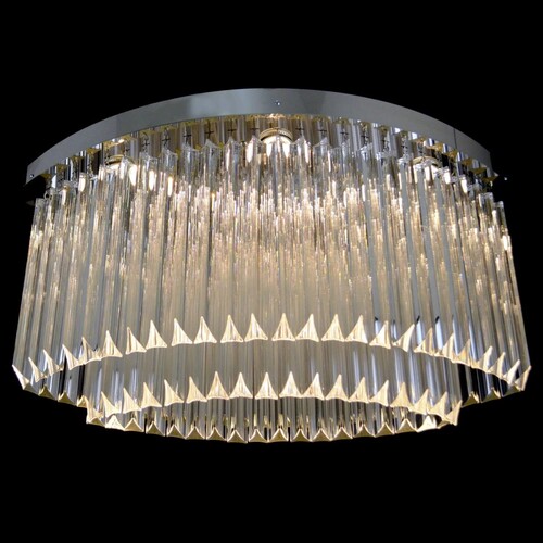 Casa Padrino Luxus Barock Kristall Wandleuchte Silber 80 x 40 x H. 41 cm - Prunkvolle Messing Wandleuchte mit b�hmischem Kristallglas - Barock M�bel - Edel & Prunkvoll