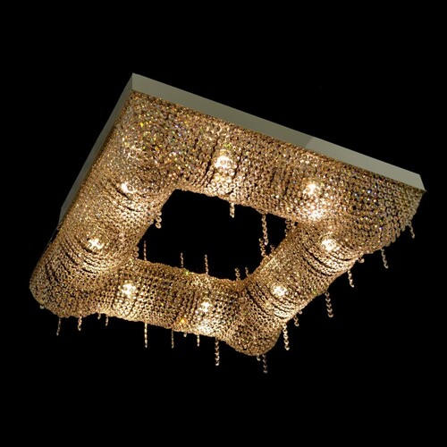 Casa Padrino Luxus Barock Kristall Wandleuchte Silber 80 x 80 x H. 20 cm - Prunkvolle Messing Wandleuchte mit b�hmischem Kristallglas - Barock M�bel - Edel & Prunkvoll