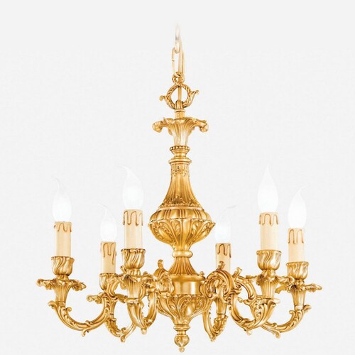 Casa Padrino Luxus Barock Kronleuchter Gold  55 x H. 55 cm - Made in Italy