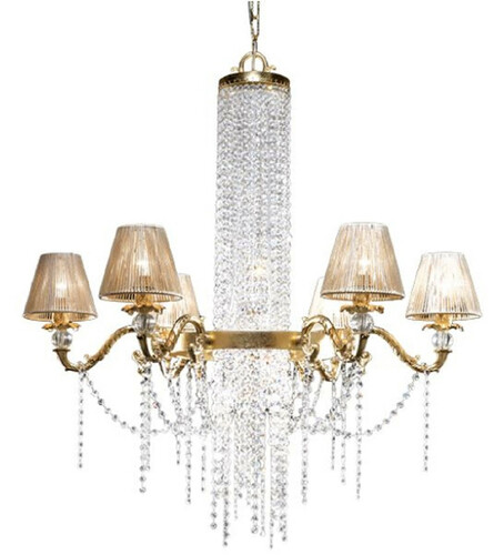 Casa Padrino Luxus Barock Kronleuchter Gold  93 x H. 100 cm - Prunkvoller L�ster mit edlem Swarovski Kristallglas - Barock M�bel - Edel & Prunkvoll