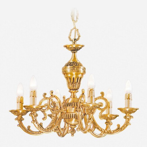 Casa Padrino Luxus Barock Kronleuchter Gold  65 x H. 55 cm - Made in Italy