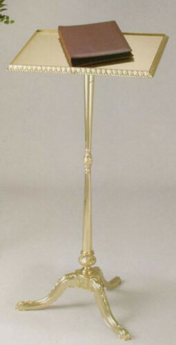 Casa Padrino Luxus Barock Messing Notenst�nder 45 x 35 x H. 120 cm - Barock Hotel & Restaurant Deko Accessoires