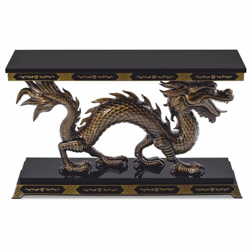 Casa Padrino Luxus Barock Konsole Drache 135 cm - Barock M�bel im chinesischen Stil