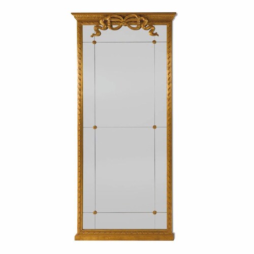 Casa Padrino Luxus Barock Massivholz Spiegel Antik Gold H. 200 cm - Made in Italy