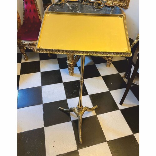 Casa Padrino Luxus Barock Messing Notenstnder H. 120 cm - Made in Italy