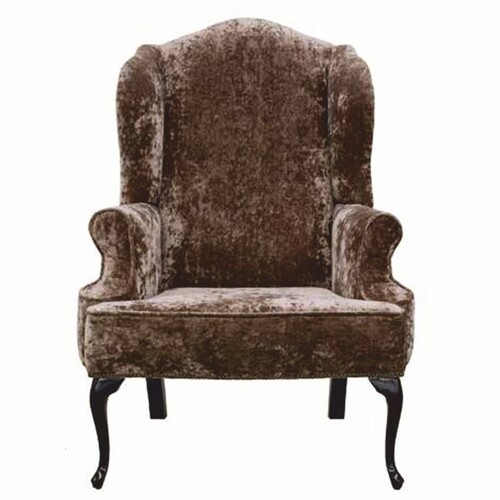 Casa Padrino Luxus Barock Ohrensessel Braun / Schwarz H. 115 cm - Barock M�bel