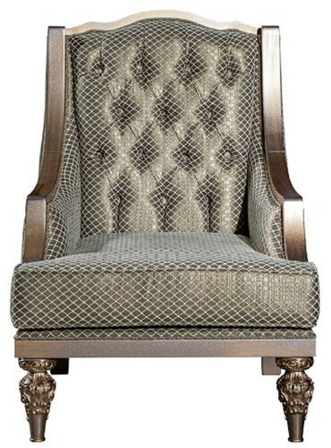 Casa Padrino Luxus Barock Wohnzimmer Sessel Gr�n / Silber / Kupfer / Gold 70 x 70 x H. 102 cm - Barock Wohnzimmer M�bel
