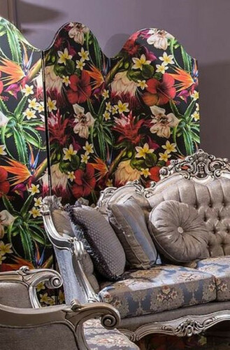 Casa Padrino Luxus Barock Raumteiler Bunt - Faltbarer Massivholz Paravant im Barockstil - Barock Schlafzimmer & Hotel M�bel