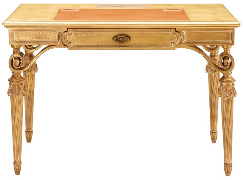 Casa Padrino Luxus Barock Sekret�r Gold 113 cm - Barock B�ro M�bel - Made in Italy