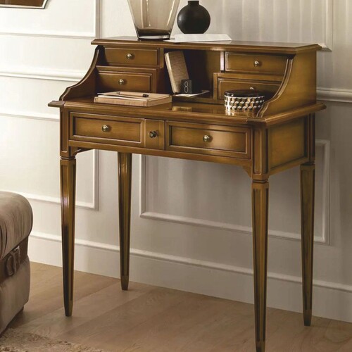 Casa Padrino Luxus Art Deco Sekret�r Braun 86 cm - Art Deco M�bel - Made in Italy