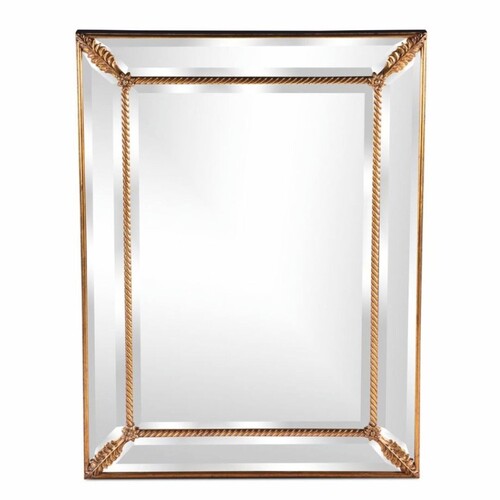 Casa Padrino Luxus Barock Spiegel Antik Gold H. 123 cm - Barockstil M�bel