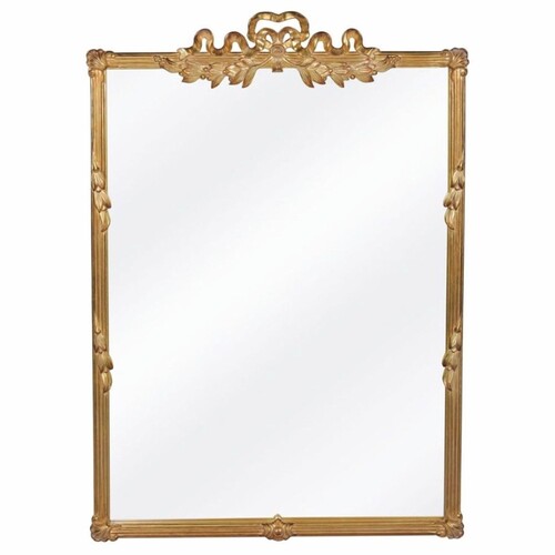 Casa Padrino Luxus Barock Spiegel Gold H. 130 cm - Barockstil M�bel