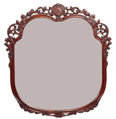 Casa Padrino Luxus Barock Spiegel Braun - Prunkvoller Wandspiegel im Barockstil - Antik Stil Garderoben Spiegel - Wohnzimmer Spiegel - Barock Deko Accessoires - Barock M�bel