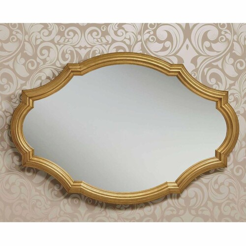 Casa Padrino Luxus Barock Spiegel Gold 128 cm - Barock M�bel - Made in Italy