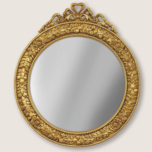 Casa Padrino Luxus Barock Spiegel Gold H. 113 cm - Barock M�bel - Made in Italy