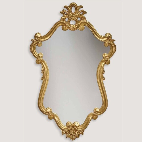 Casa Padrino Luxus Barock Spiegel Gold H. 100 cm - Barock M�bel - Made in Italy