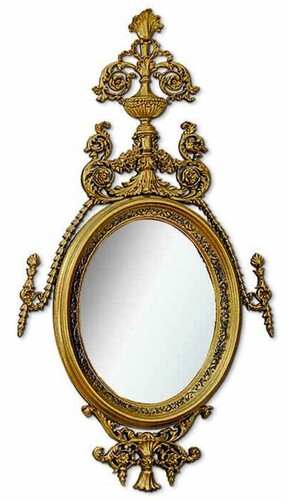 Casa Padrino Luxus Barock Spiegel Gold H. 207 cm - Made in Italy