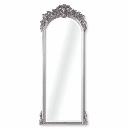 Casa Padrino Luxus Barock Spiegel Silber H. 180 cm - Barock M�bel - Made in Italy