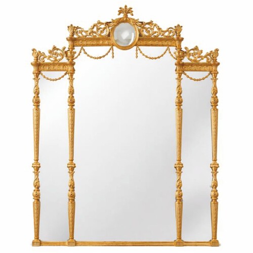 Casa Padrino Luxus Barock Spiegel Gold H. 185 cm - Barock M�bel - Made in Italy