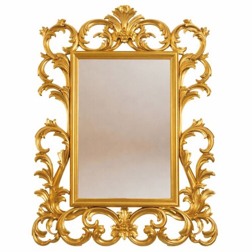 Casa Padrino Luxus Barock Spiegel Gold H. 134 cm - Barockstil M�bel
