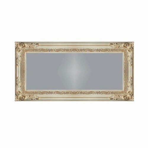 Casa Padrino Luxus Barock Spiegel Elfenbein / Gold 190 cm - Made in Italy