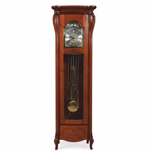 Casa Padrino Luxus Barock Standuhr / Pendeluhr Braun H. 206 cm - Barock M�bel