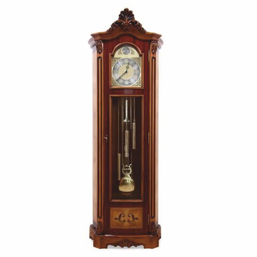 Casa Padrino Luxus Barock Standuhr Braun / Naturfarben H. 205 cm - Barock M�bel