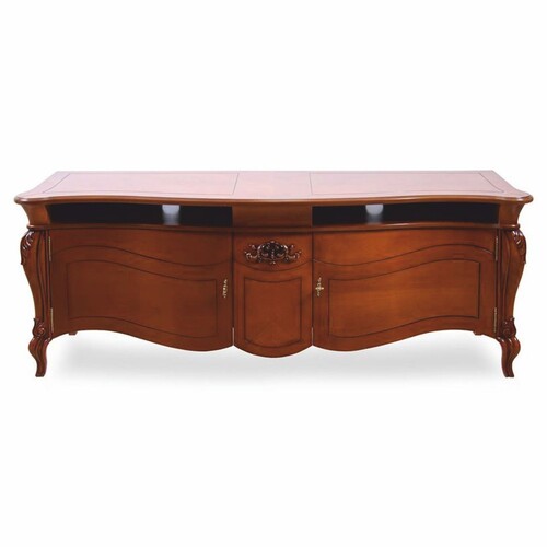 Casa Padrino Luxus Barock TV Schrank Braun 187 cm - Barock Wohnzimmer M�bel