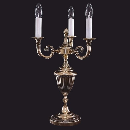 Casa Padrino Luxus Barock Tischleuchte / Schreibtischleuchte Bronze H. 60 cm