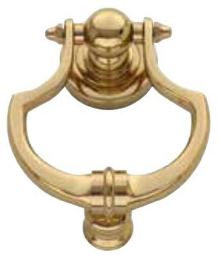 Casa Padrino Luxus Barock T�rklopfer Gold 11 x H. 14 cm - Eleganter Messing T�rklopfer - Wohnaccessoires im Barockstil