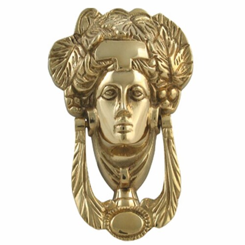 Casa Padrino Barock T�rklopfer Lady Messing H. 18 cm - Barock Wohnaccessoires