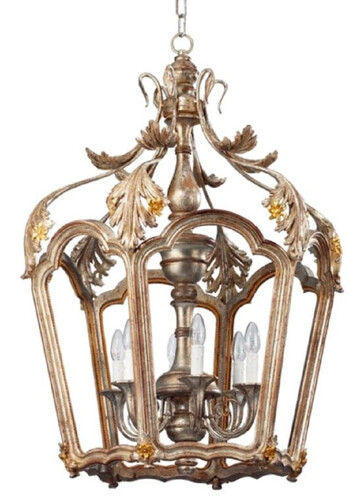 Casa Padrino Luxus Barock Wohnzimmer H�ngeleuchte Antik Silber 71 x 71 x H. 95 cm - Handgefertigte Barockstil Pendelleuchte - Luxus Qualit�t - Made in Italy - Edel & Prunkvoll