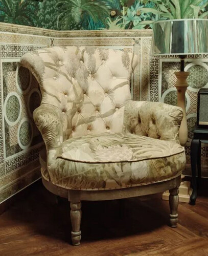 Casa Padrino Luxus Barock Samt Sessel Mehrfarbig - Handgefertigter Barockstil Wohnzimmer Sessel - Luxus Wohnzimmer M�bel im Barockstil - Barock M�bel - Edel & Prunkvoll