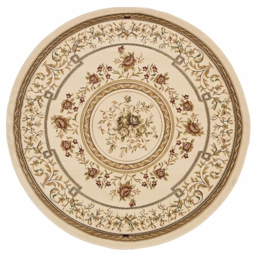 Casa Padrino Luxus Barock Wohnzimmer Teppich Beige / Braun - Verschiedene Gr��en