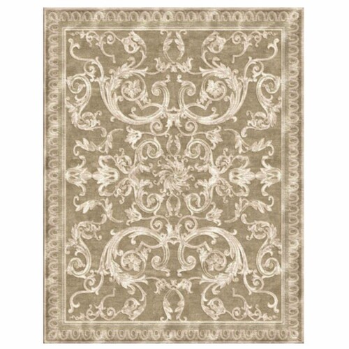 Casa Padrino Luxus Barock Wollteppich Taupe - Verschiedene Gr��en