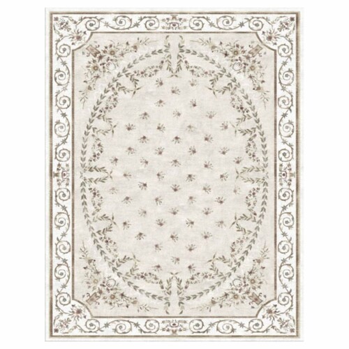 Casa Padrino Luxus Barock Wollteppich Beige - Rechteckiger Wollteppich - Verschiedene Gr��en