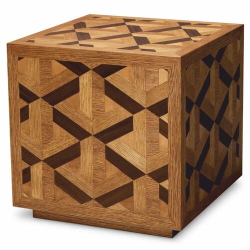 Casa Padrino Luxus Beistelltisch Braun 50 cm - Wohnzimmer & Hotel M�bel