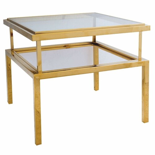 Casa Padrino Luxus Beistelltisch Gold H. 55 cm - Wohnzimmer M�bel