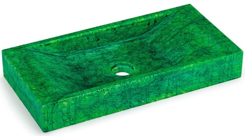 Casa Padrino Luxus Beton Waschbecken Schale Gr�n 60 cm