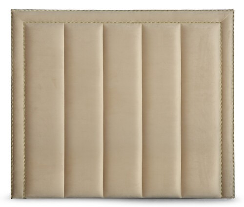 Casa Padrino Luxus Bett-Kopfteil Beige 200 x H. 140 cm - Luxus Hotel & Schlafzimmer M�bel