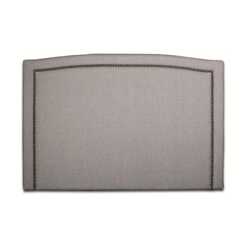 Casa Padrino Luxus Bett-Kopfteil Steingrau 200 x H. 140 cm - Luxus Hotel & Schlafzimmer M�bel