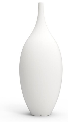 Casa Padrino Luxus Deko Blumentopf Matt Wei  78 x H. 200 cm - Garten Deko