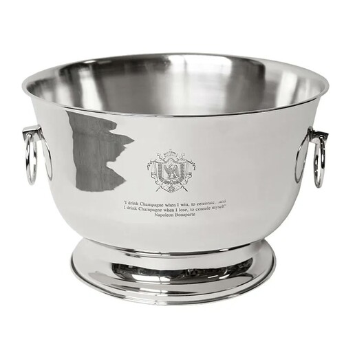 Casa Padrino Luxus Champagnerk�hler Silber  41,5 x H. 28 cm - Sektk�hler f�r mehrere Flaschen