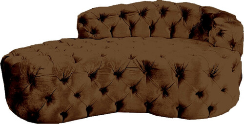 Casa Padrino Luxus Chesterfield Samt Chaiselongue - Verschieden Farben - Wohnzimmer M�bel - Chesterfield M�bel 