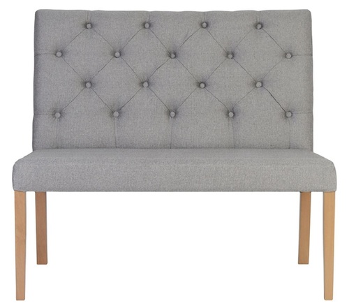 Casa Padrino Luxus Chesterfield Sitzbank mit Rckenlehne 107 x 66 x H. 96 cm - Verschiedene Farben - Chesterfield Mbel