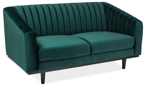 Casa Padrino Luxus Sofa 150 x 85 x H. 78 cm - Wohnzimmer Sofa mit edlem Samtstoff - Wohnzimmer M�bel
