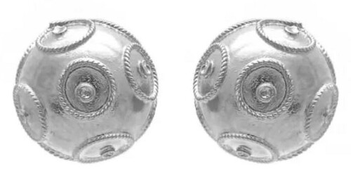 Casa Padrino Luxus Damen Ohrstecker Silber - Elegante Sterlingsilber Ohrstecker - Luxus Damenschmuck - Handgefertigter Damen Ohrschmuck