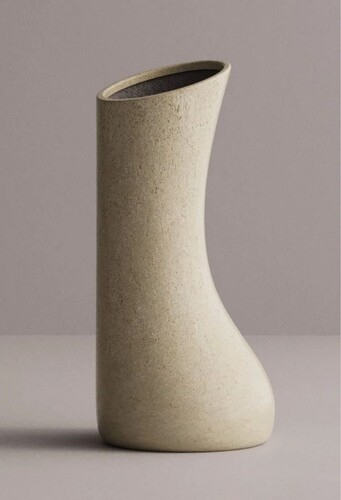 Casa Padrino Luxus Deko Blumentopf Creme H. 100 cm - Beton Pflanzentopf