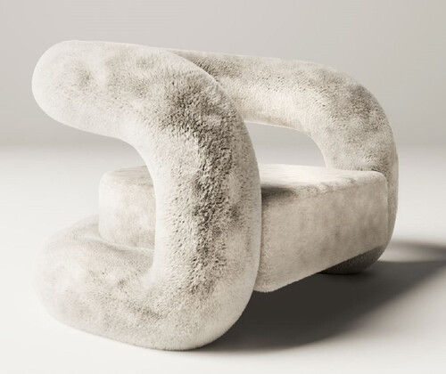 Casa Padrino Luxus Designer Sessel Grau 100 x 95 x H. 70 cm - Wohnzimmer Sessel - Hotel Sessel - Wohnzimmer Mbel - Hotel Mbel - Luxus Mbel